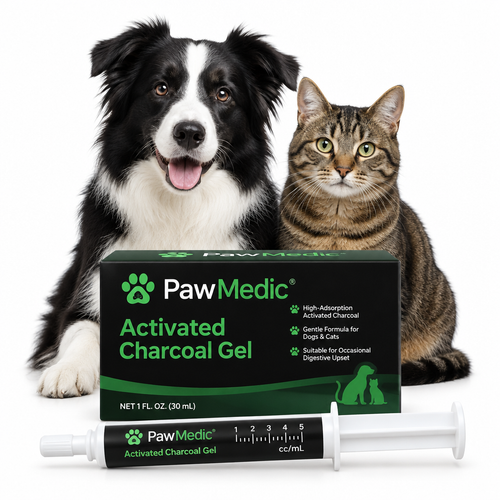 PawMedic Emergency Pet Detox Kit — Activated Charcoal Gel Syringe for Dogs and Cats