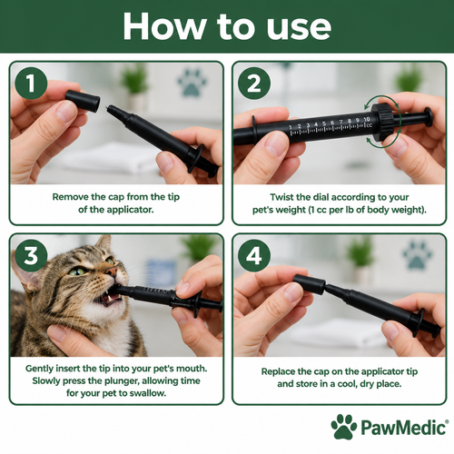 PawMedic Emergency Pet Detox Kit — Activated Charcoal Gel Syringe for Dogs and Cats