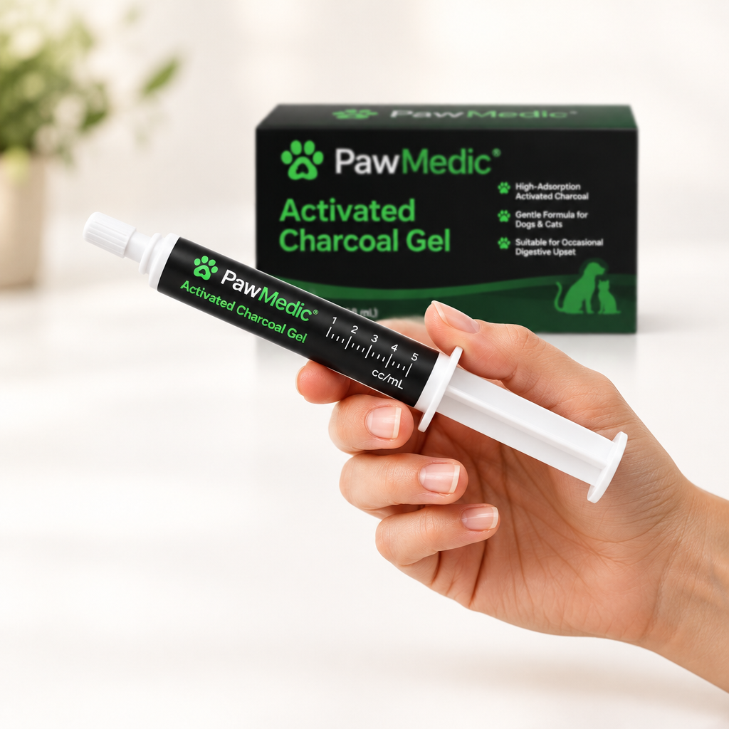 PawMedic Emergency Pet Detox Kit — Activated Charcoal Gel Syringe for Dogs and Cats